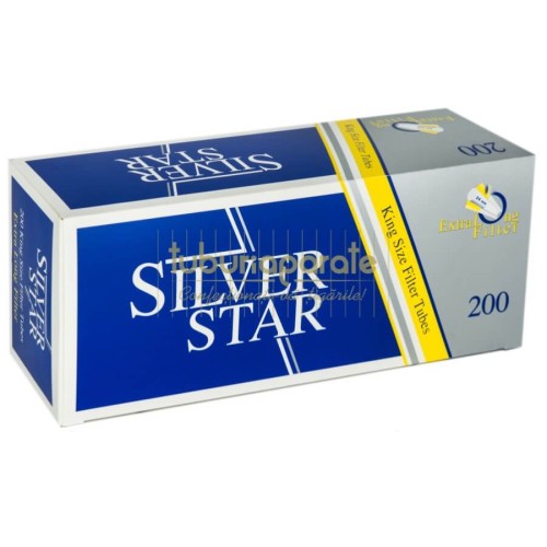 25 x Tuburi Tigari Silver Star Extra Long 200